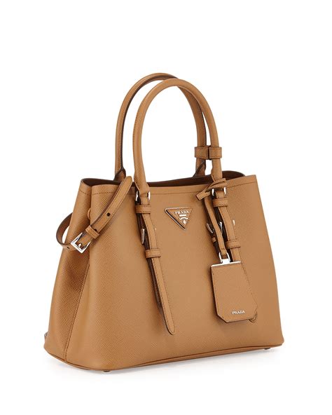 prada saffiano cuir double bag replica|prada triangle bag dupes.